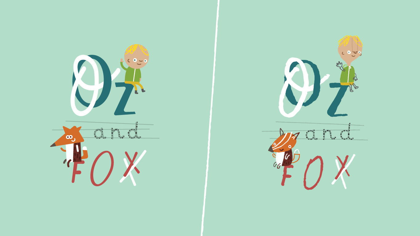 Oz and fox logos